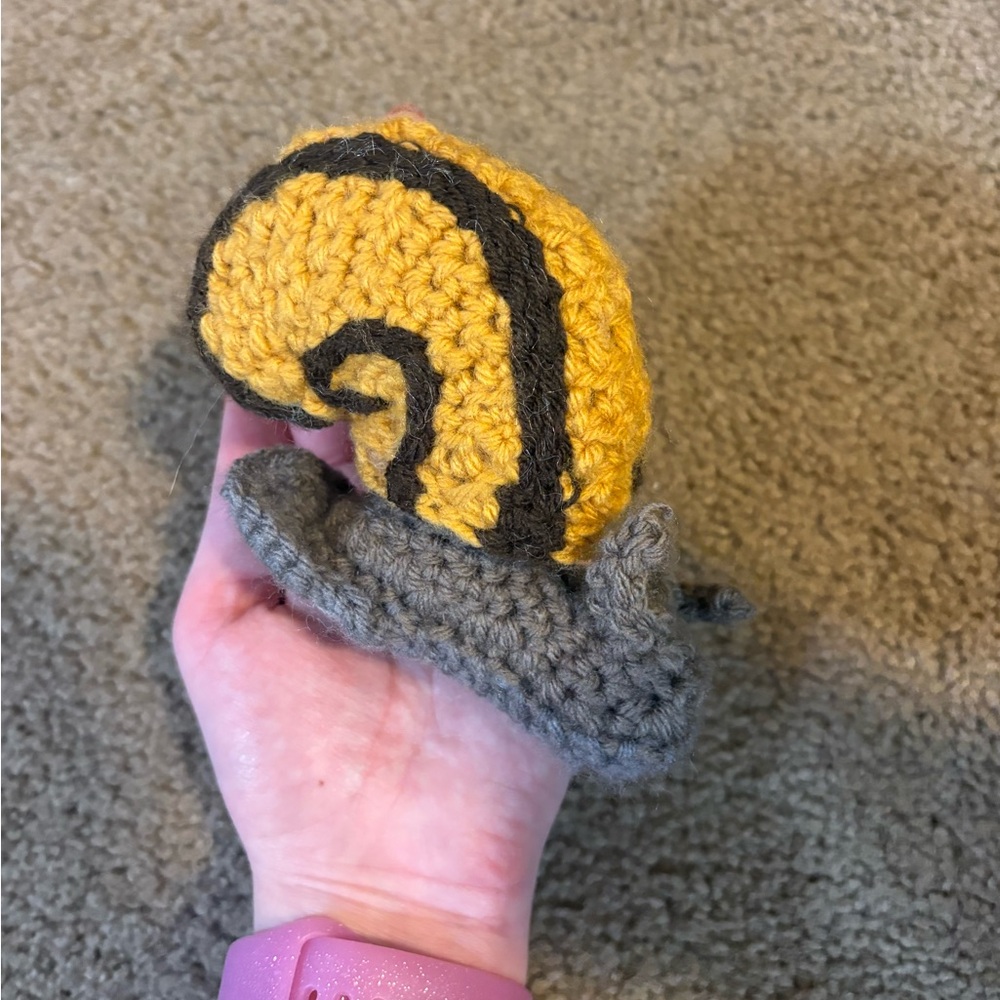 Handmade Crochet Snail